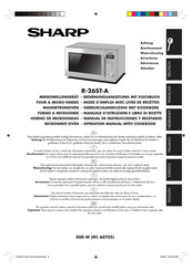 Sharp R-26ST-A Manual De Instrucciones Y Recetario