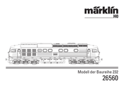 marklin 26560 Manual De Instrucciones