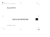 Honda CRF70F Manual Del Propietário