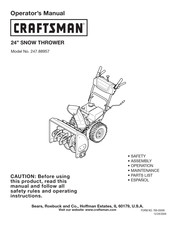 Craftsman 247.88957 Manual Del Operador