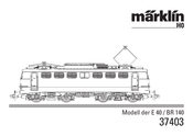 marklin 37403 Manual De Instrucciones