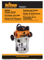 Triton TRA 001 Instrucciones De Funcionamiento