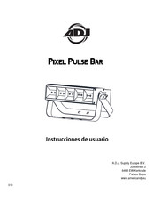 ADJ Pixel Pulse Bar Instrucciones De Usuario