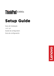 Lenovo ThinkPad E490s Guía De Configuración