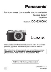 Panasonic Lumix DC-GX800K Instrucciones De Funcionamiento