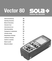 Sola Vector 80 Instrucciones De Uso