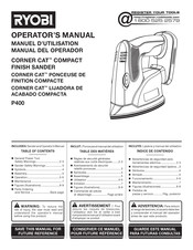 Ryobi P400 Manual Del Operador