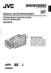 JVC GZ-HD7E Manual De Instrucciones