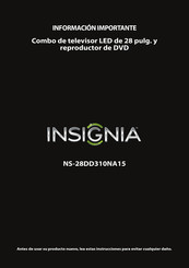 Insignia NS-28DD310NA15 Manual Del Usuario