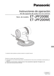 Panasonic ET-JPF200BE Instrucciones De Operación