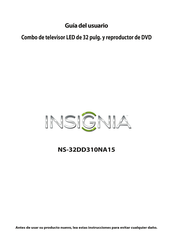 Insignia NS-32DD310NA15 Guia Del Usuario