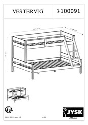 JYSK VESTERVIG 3100091 Manual De Instrucciones