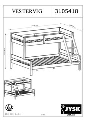 JYSK VESTERVIG 3105418 Manual De Instrucciones