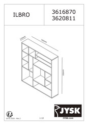 JYSK ILBRO 3616870 Manual De Instrucciones