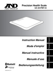 A&D Medical UC-351PBT-Ci Manual Instructivo