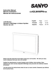 Sanyo CE42LM4WPN-NA Manual De Instrucciones