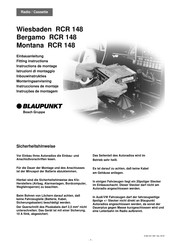 Blaupunkt Montana RCR 148 Instrucciones De Montaje