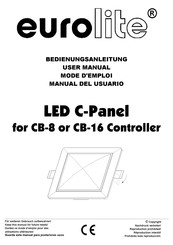 EuroLite LED C-Panel Manual Del Usuario