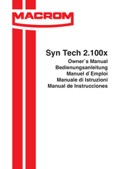 Macrom Syn Tech 2.100x Manual De Instrucciones