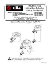 BVA Hydraulics HDC3007 Manual De Instrucciones