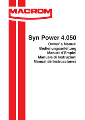 Macrom Syn Power 4.050 Manual De Instrucciones