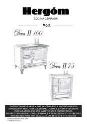 Hergom Deva II 75 Instrucciones Para La Instalación, Uso Y Mantenimiento