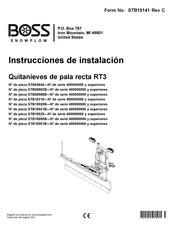 Boss Snowplow STB04644 Instrucciones De Instalación