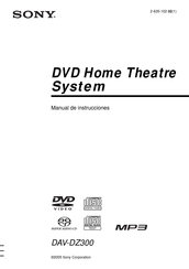 Sony DAV-DZ300 Manual De Instrucciones