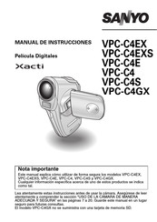 Sanyo VPC-C4E Manual De Instrucciones