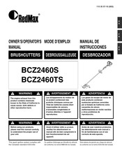 RedMax BCZ2460TS Manual De Instrucciones
