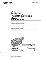 Sony DCR-TRV110 Manual De Instrucciones