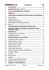 Powerplus POWE50102 Manual De Instrucciones