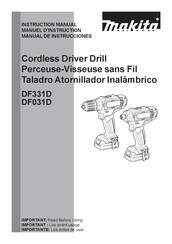 Makita DF331D Manual De Instrucciones