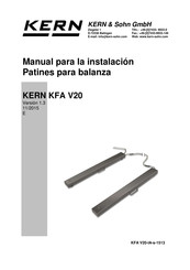 KERN KFA 6000V20 Manual Para La Instalacion