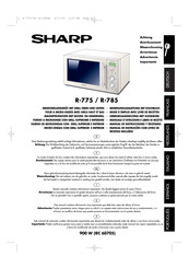 Sharp R-775 Manual De Instrucciones Y Recetario