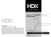 HDX HDXFN64 Manual Del Usuario