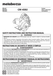 Metabo HPT CM 4SB2 Manual De Instrucciones