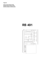 Gaggenau RB 491 Instrucciones De Instalación