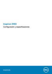 Dell Inspiron 3490 Configuración Y Especificaciones