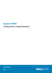 Dell EMC Inspiron 5493 Configuración Y Especificaciones