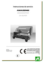 Amazone GH-180 Super Instrucciones De Servicio