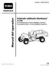 Toro Workman 1110 Manual Del Operador