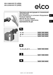 elco VG 6.1600 M R/PED Manual De Uso