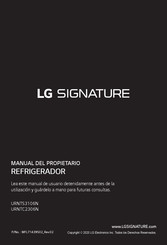 LG SIGNATURE URNTC2306N Manual Del Propietário