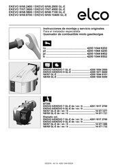 elco EKEVO 6/N6.2900 GL-E Instrucciones De Montaje Y Servicio Originales