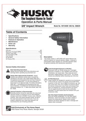 Husky HSTC4030 Manual De Funcionamiento Y Piezas