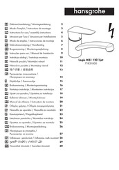 Hansgrohe Logis M31 120 1jet 71831000 Instrucciones De Montaje