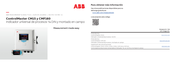ABB ControlMaster CMF160 Guía De Usuario