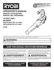 Ryobi P2108 Manual Del Operador