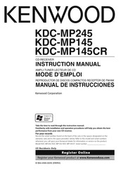 Kenwood KDC-MP245 Manual De Instrucciones